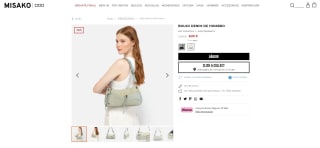 Práctico Bolso tipo de bolso de hombro de estilo Denim. por 9€