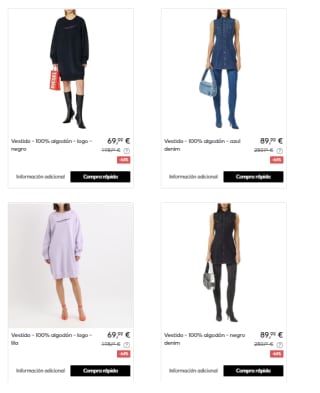 Recopilacion de Vestidos DIESEL con Hasta 70% de Descuento en Privalia
