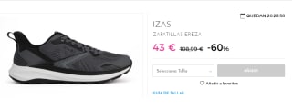 Zapatillas de Hombre Izas Ereza por 43€