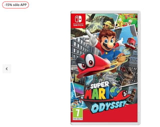 Nintendo Switch Super Mario Odyssey por solo 36,54€
