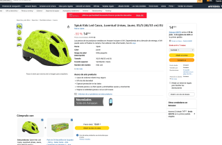 Casco Infantil Spiuk Kids Led por solo 14,95€