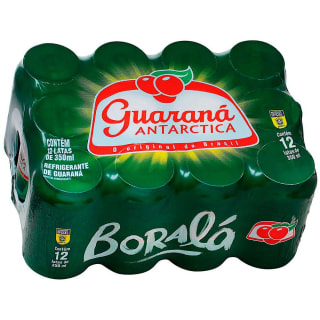 Refrigerante Guaraná Antarctica em Lata de 350 ml com 12 uni - R$ 24,90
