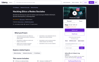 Curso de hacking ético en redes sociales gratis
