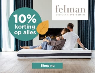 10% korting op alles bij Felman