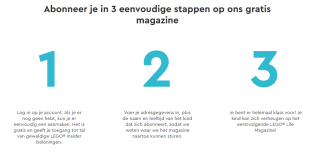 Gratis abonnement op het LEGO® Life Magazine bij LEGO