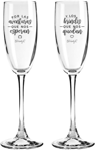 Copas de Vidrio Mr. Wonderful para Parejas por 11,86€