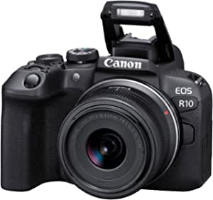 Canon EOS R10 + RF-S 18-45mm f/4.5-6.3 IS STM voor €914,11 bij Amazon