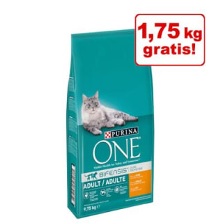 Purina ONE 9,75 kg Adult Zalm & Volkoren Granen voor €32,81 bij Zooplus