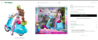 Muñeca Barbie viajera Fashionista con moto y mascota Mattev por 19,95€