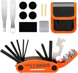 Kit de Herramientas para Bicicleta 16 en 1, Bolsa Sillín. Por 7,99€