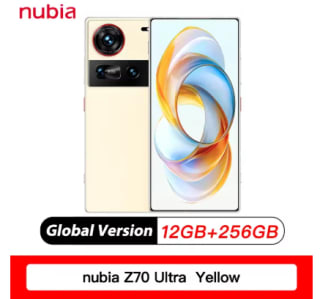Nubia Z70 Ultra 5G Dual Sim 12 GB RAM 256 GB - Goud voor €511,99 bij Aliexpress