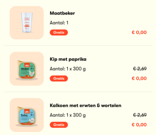 Gratis 2x natvoer + 30% korting + gratis verzending dmv code