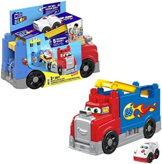 Ofertaza Mega Bloks Camión de carreras y construcción por 5,95€