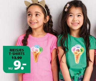 Diverse meisjes Tops en T-shirts voor €9 bij Terstal