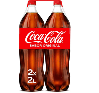Refresco Coca-Cola Sabor Original 2 botellas 2 L por solo 3,72€