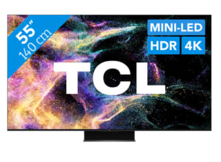 TCL QLED 55C843 (2023) televisie voor €999 bij Coolblue