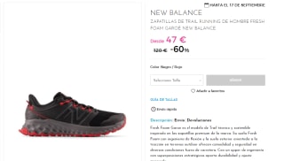 Zapatillas New Balance desde solo 14€ grandes ofertas