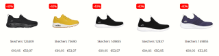 Tot 60% korting op Skechers bij de V&D