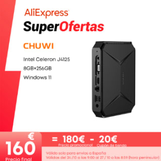 Mini PC Chuwi Herobox 8GB/256GB SSD a 160€