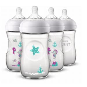 Set x 4 biberones Avent por $629 en Amazon