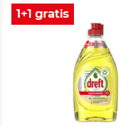 1+1 gratis op alle Dreft Handwas bij Hoogvliet