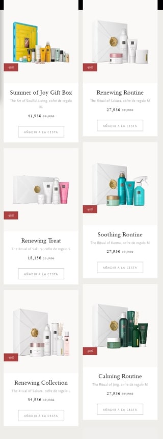 -30% en Cofres de Regalo desde Rituals.