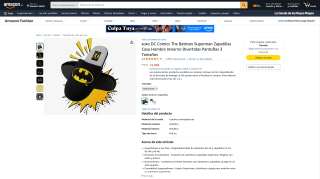 Pantuflas DC Comics The Batman por 11,99€