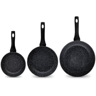 Granite stone koekenpannenset 3-delig voor €9,95 bij de Action