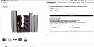 Harry Potter sujeta libros callejon Diagon enesco wizaring world por solo 29,99€