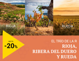 Hasta 20% descuento en vino Rioja, Ribera del Duero y Rueda