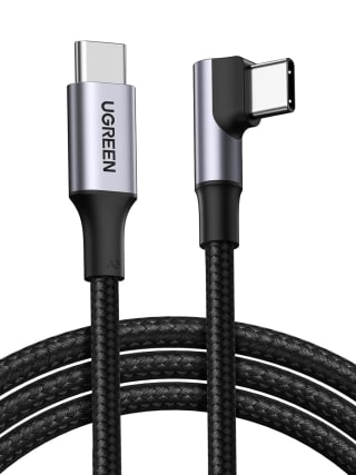 2 Meter UGREEN 100W USB C naar USB C Kabel Hoek PD 3.0 voor €11,81 bij Amazon
