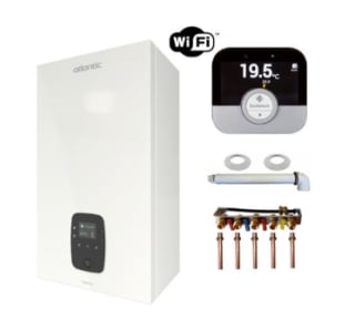 Chaudière Gaz Condensation Naema Naia 3 Micro 25 kW Complète (Avec Ventouse + douilles + dosseret) avec Thermostat Connecté à 1532,98€