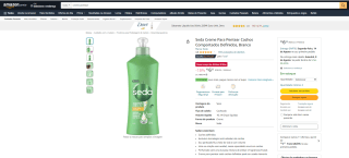 Seda Creme para Cachos Comportados e Definidos de 300ml - R$ 6,65
