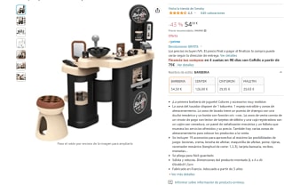 Barberia de juguete por 54,50€