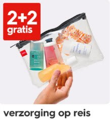 2+2 gratis op mini's en reisflesjes bij Hema