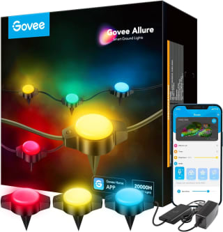 Govee Slimme vloerlamp, 10 m RGBICW WiFi-buitenverlichting voor €45 dmv code bij Govee