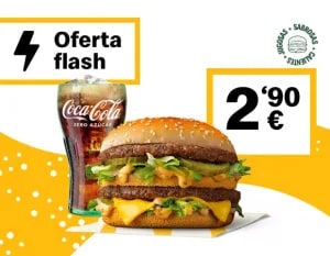 Burger King Big Mac con refresco por 2,90€