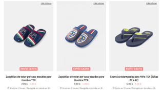 2 zapatillas de estar en casa por 2,59€