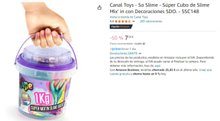 Súper Cubo de Slime Mix' in con Decoraciones por 7.5€