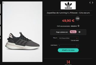 Adidas hasta 75% + 10€ EXTRA en tus compras ofertazas locas
