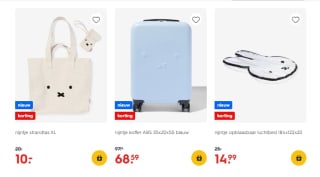 Tot 50% korting op diverse Nijntje artikelen bij de Hema