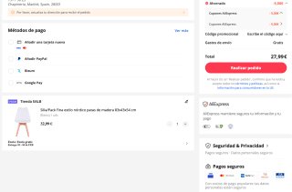 Silla estilo nórdico patas de madera 83x43x54 cm a solo 27,99€