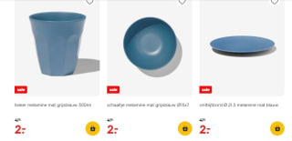 Tot 70% korting tijdens de sale bij de Hema