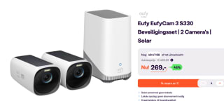 eufy security S330 eufyCam 3, bewakingscamera voor buiten voor €269 bij Ibood