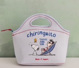 Bolsa porta alimentos (fiambrera o 'lunch bag') de neopreno de color azul por 10,99€