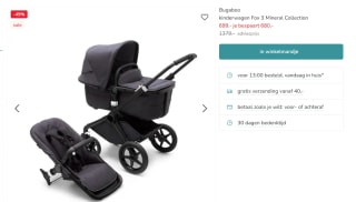 Bugaboo kinderwagen Fox 3 Mineral Collection voor €699 bij Kleertjes.com