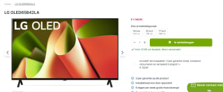 LG B4 OLED65B42LA - 65 inch - 4K OLED - 2024 voor €1.148 bij Plasmavisie.
