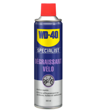 Dégraissant transmission vélo WD-40 500 ml à 2,20€