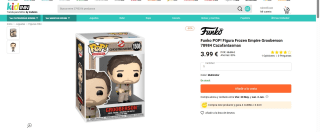 Figura Funko pop Frozen Empire Grooberson 78984 Cazafantasmas por 3,99€