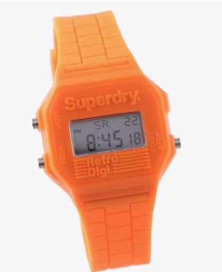 Superdry Reloj Unisex Digital Cuarzo con Correa de Caucho modelo SYL201O por 11,20€